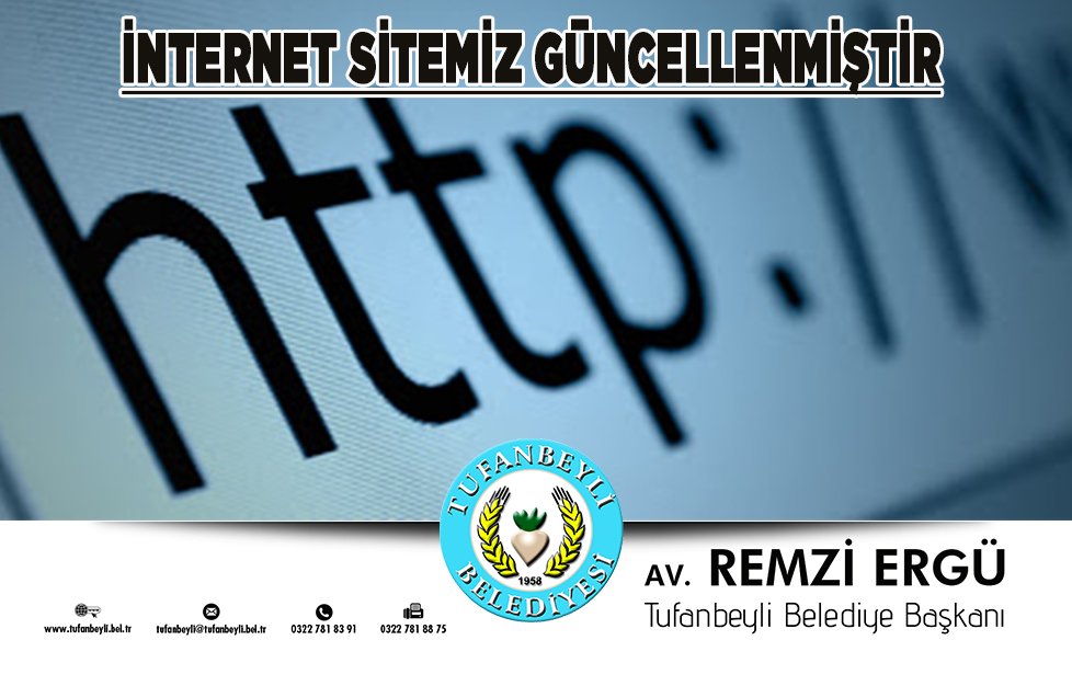 İNTERNET SİTEMİZ GÜNCELLENMİŞTİR