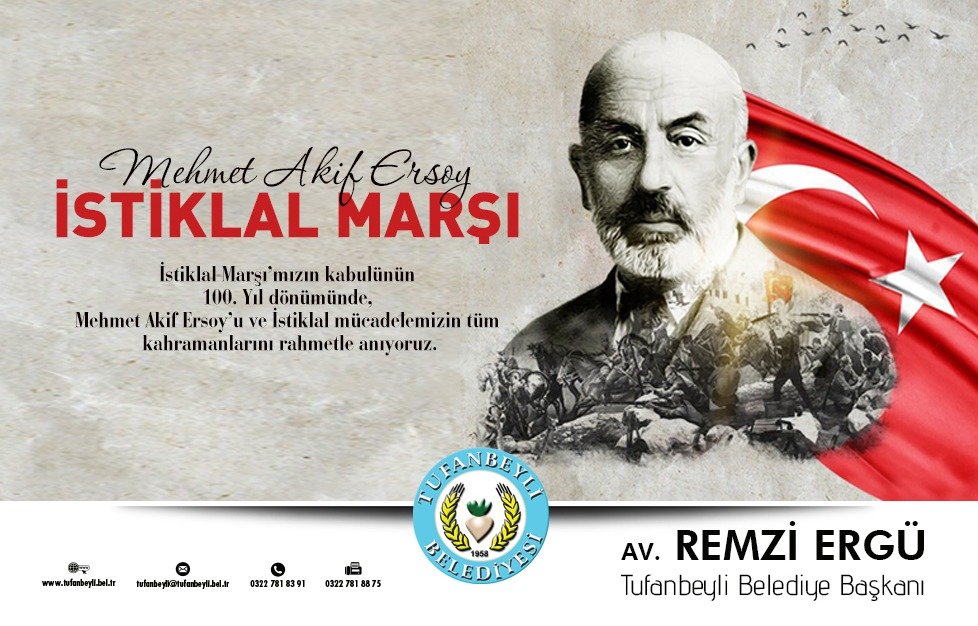 İSTİKLAL MARŞIMIZIN KABULÜNÜN 100. YILI KUTLU OLSUN