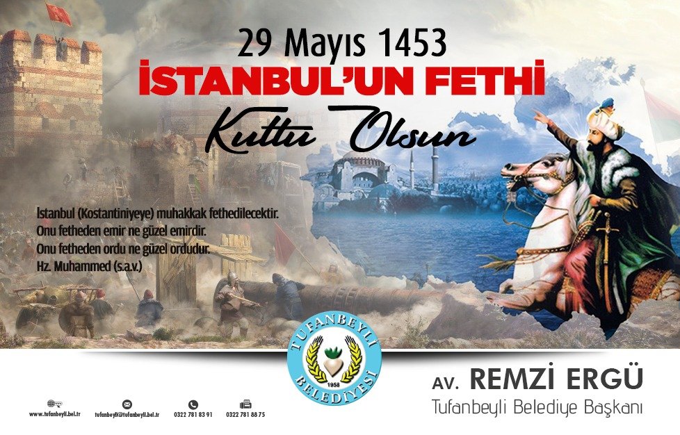 İSTANBUL'UN FETHİ KUTLU OLSUN