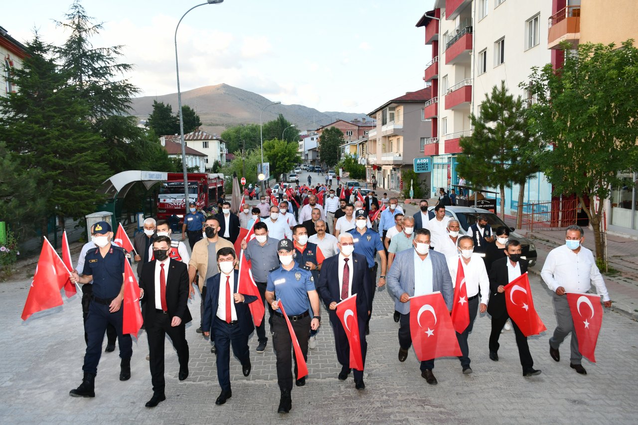 15 TEMMUZ DEMOKRASİ VE MİLLİ BİRLİK GÜNÜ ETKİNLİKLERİ " DEMOKRASİ YÜRÜYÜŞÜ"