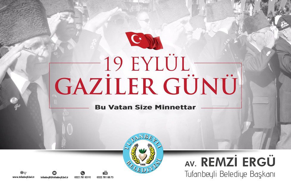 19 EYLÜL GAZİLER GÜNÜ KUTLU OLSUN