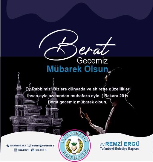 BERAT GECEMİZ MÜBAREK OLSUN