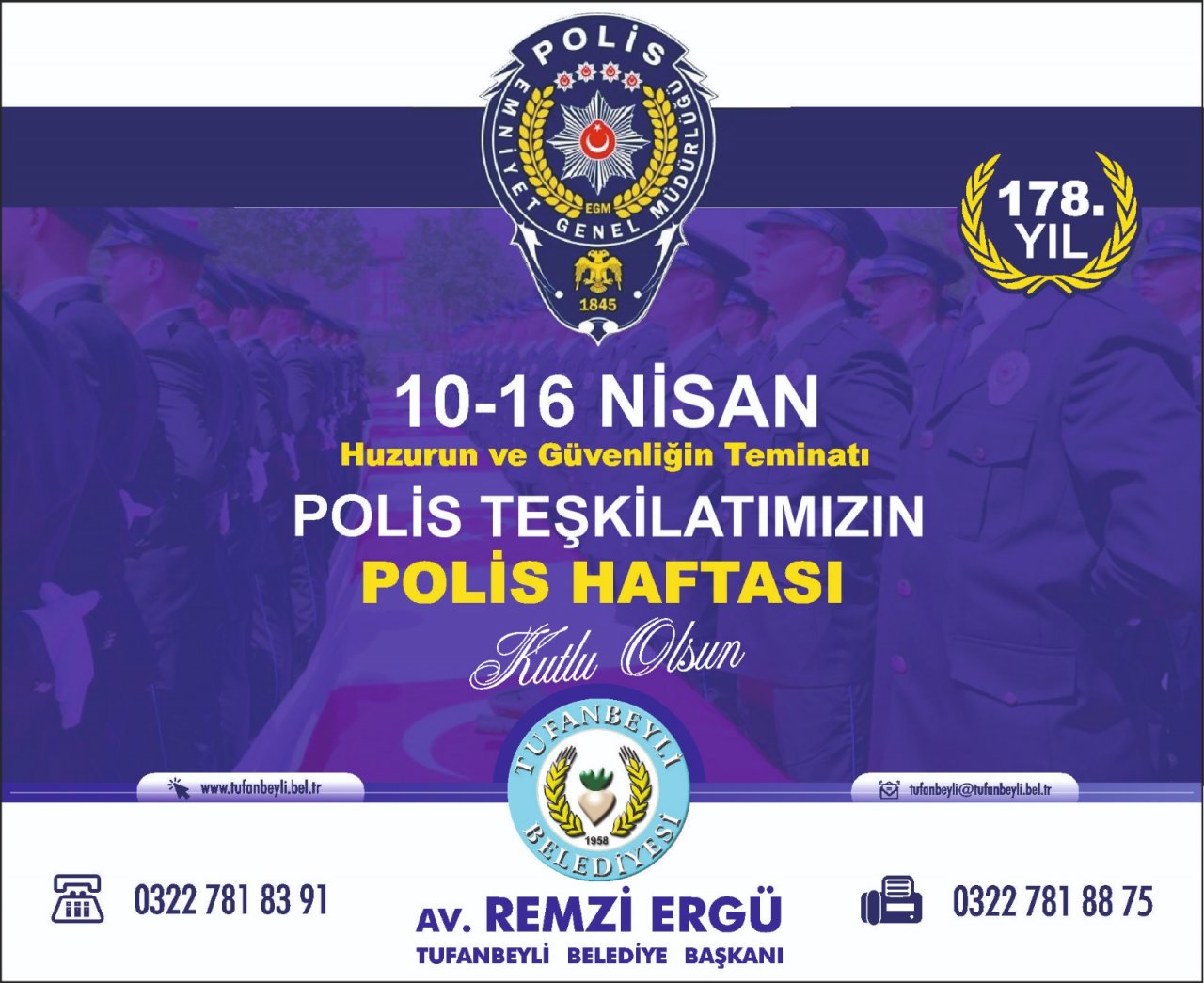 POLİS HAFTASI KUTLU OLSUN